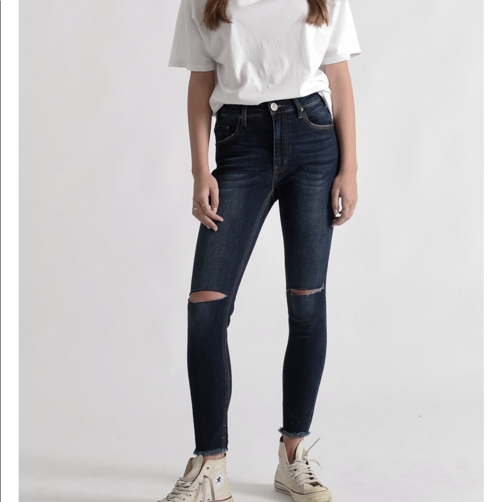 OneTeaspoon Auth. Indigo Freebird II High Skinny